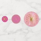 サンセットピンクと金ゴールド コンフェッティ (裏面)