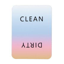 サンセットピンクオレンジ食洗機クリーン汚れマグネット