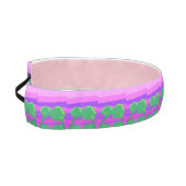 サンセットピンクグリーンパープル アスレチックヘッドバンド (左)