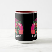 サンセットピンクグリーンレディーパイレーツマグカップ マグカップ (中央)