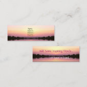 サンセットピンクスのプロファイルカード スキニー名刺 (正面/裏面)