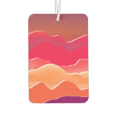 サンセットピークモダン紙コラージュアート カーエアーフレッシュナー (裏面)