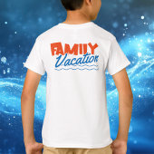 サンセットファミリークルーズオレンジキッズ Tシャツ