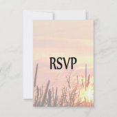 サンセットフィールドウェディングRSVP 出欠カード (裏面)