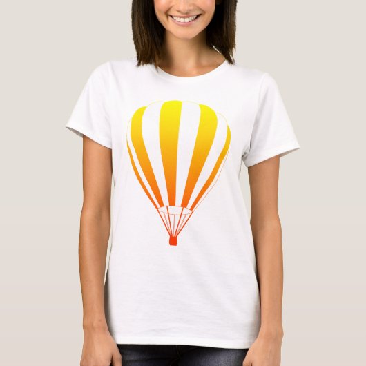 サンセットフェード熱気球 Tシャツ (正面)