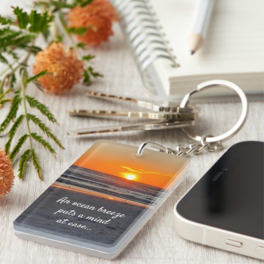 サンセットフォトビーチハウスバケーションリゾートレンタル キーホルダー (正面右)