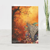 サンセットフォレストヘブル13:15 Happy Thanksgiving カード (裏面)