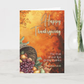 サンセットフォレストヘブル13:15 Happy Thanksgiving カード (正面)