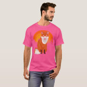 サンセットフォレスト自然野生動物動物動物園飼育係 Tシャツ (正面フル)