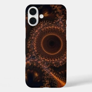 サンセットフラクタル iPhone 16 PLUSケース