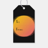 サンセットフラミンゴイベントラベル ギフトタグ (裏面)