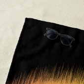 サンセットフラミンゴ ビーチタオル (インサイチュ)