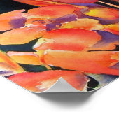 サンセットフラワーポスター ポスター (角)