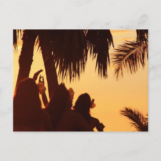 サンセットフラ踊り ポストカード