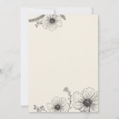 サンセットフローラ セーブザデート (裏面)