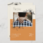 サンセットフローラ セーブザデート (正面/裏面)