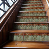 サンセットフローリッシュアールヌーボー タイル