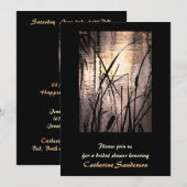 サンセットブライダルシャワー 招待状 (正面/裏面)