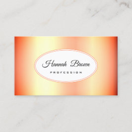 サンセットブライトオレンジグラデーション色グラデーション金ゴールド 名刺