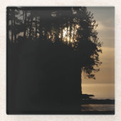 サンセットブラフ ガラスコースター (正面)