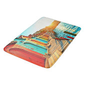 サンセットブリス:シーサイドヒュース バスマット (アングル)