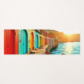 サンセットブリス:シーサイドヒュース ヨガマット (正面(横))