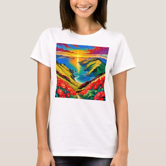 サンセットブリス Tシャツ (正面)