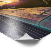 サンセットブリッジのポスター フォトプリント            (角)