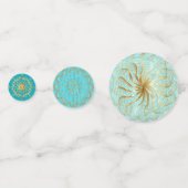 サンセットブルーと金ゴールド コンフェッティ (裏面)