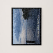 サンセットブルースカイカイガレイクNY ジグソーパズル (縦)