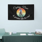 サンセットブルーパイレーツパーティーバナー 横断幕 (トレードショー)