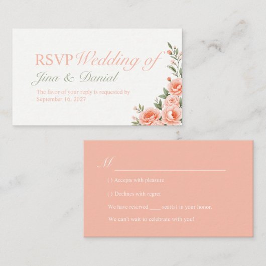 サンセットブルーム エンクロージャーカード (正面/裏面)