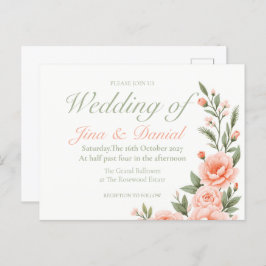 サンセットブルーム - グリーン 案内ポストカード