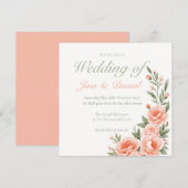 サンセットブルーム - ソフトオレンジ セーブザデート (正面/裏面)