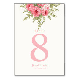 サンセットブルーム テーブルナンバー