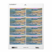 サンセットブルー感謝していお好み ラベル (フルシート)