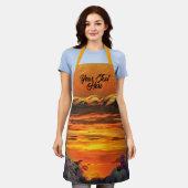 サンセットプラザマリーナ2584 エプロン (着用した状態)