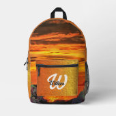 サンセットプラザマリーナ2584 プリントバックパック (正面)