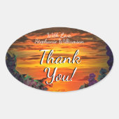 サンセットプラザマリーナ2584 楕円形シール (正面)