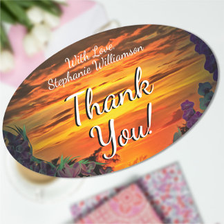 サンセットプラザマリーナ2584 楕円形シール