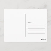 サンセットプラントスケッチ抽象芸術 ポストカード (裏面)