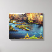 サンセットプリントのショールクリーク,ジョプリン・ミズーリ キャンバスプリント (正面)