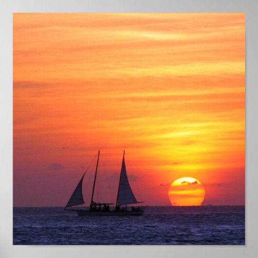 サンセットプリント ポスター (正面)