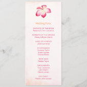 サンセットプルメリア結婚式 プログラム (裏面)