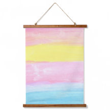 サンセットホライズンウォーターカラー抽象芸術