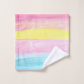 サンセットホライズン水彩  バスタオルセット (ウォッシュタオル)