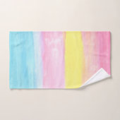 サンセットホライズン水彩  バスタオルセット (ハンドタオル)