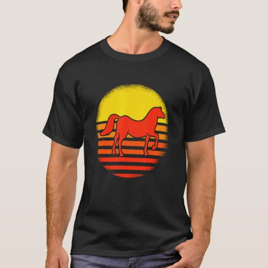 サンセットホースライダーホース Tシャツ (正面)