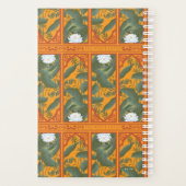 サンセットボタニカルパネルパターン – ザホワイトロータス プランナー手帳 (裏面)