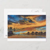 サンセットボラボラ ポストカード (正面/裏面)